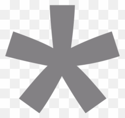 Gray Star 9 Icon - Free gray icons Clipart Asterisk png