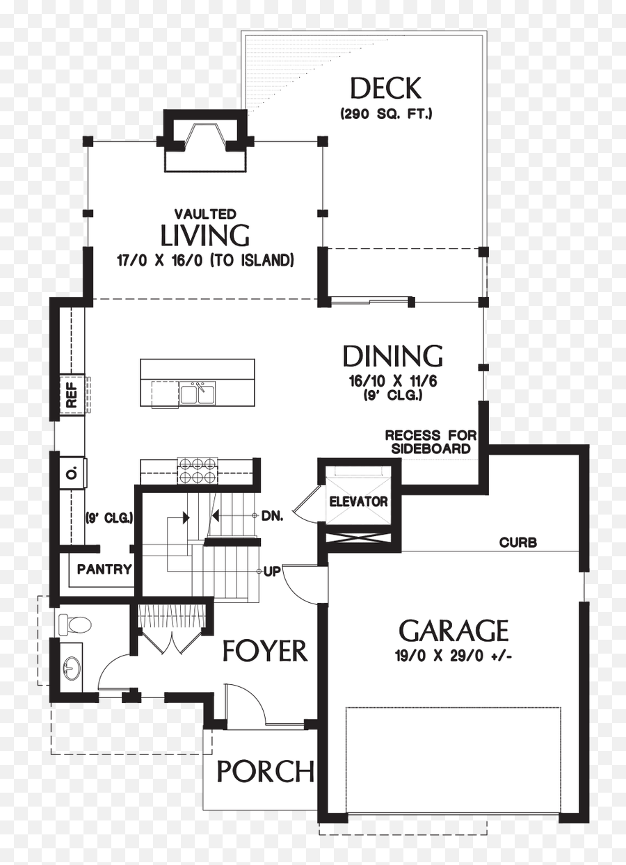 Contemporary House Plan 23101 The Ontario 3026 Sqft 4 Beds - Contemporary Home Floor Plan Png,Fridge Icon 2d Home Design