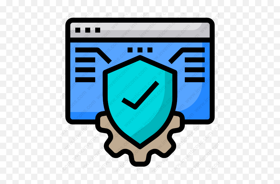 Download Website Security Vector Icon Inventicons - Email Communication Icon Png,Website Security Icon