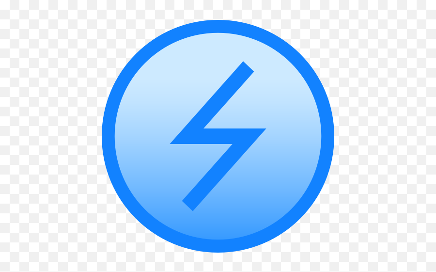 Electricity Circle Charge Power Lightning Battery Icon - Dot Png,Blue Power Icon
