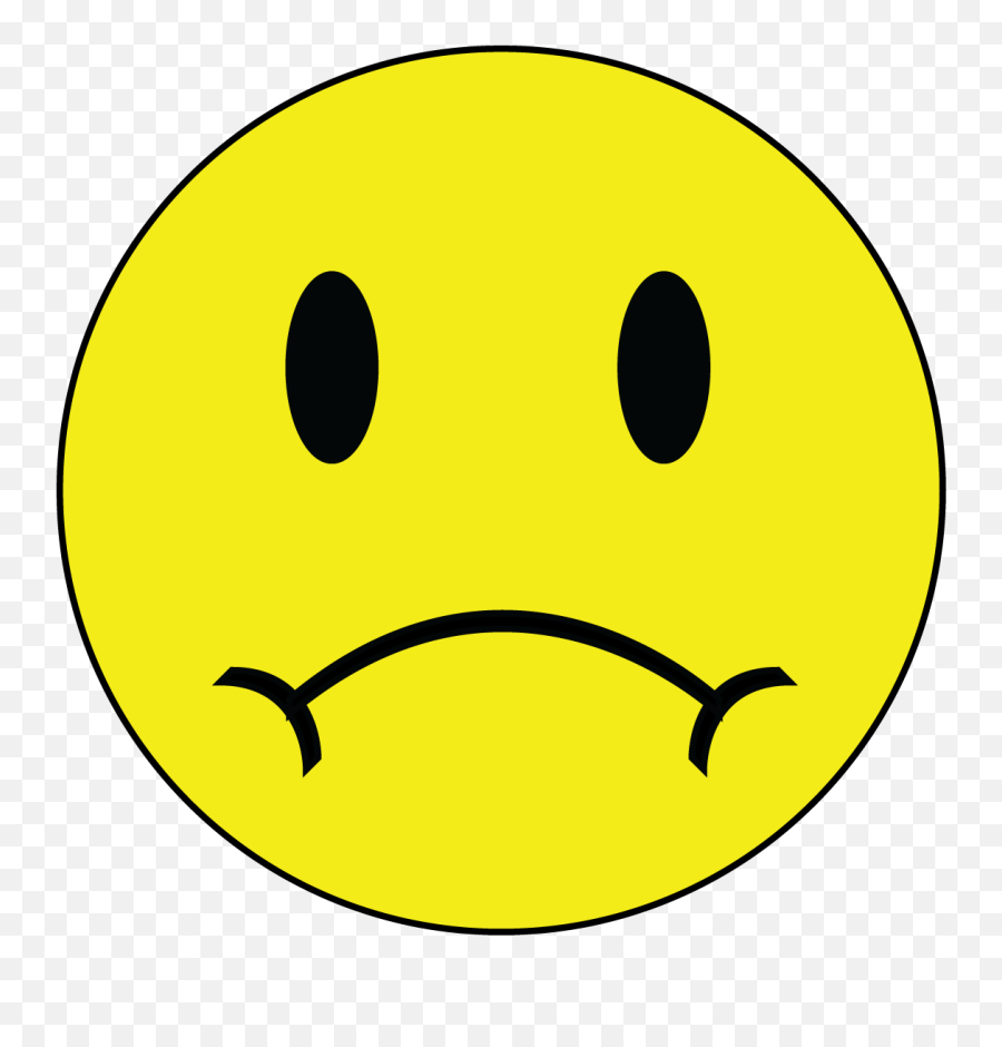 Frowning Face Clipart - Frown Face Clipart Png,Mad Face Png