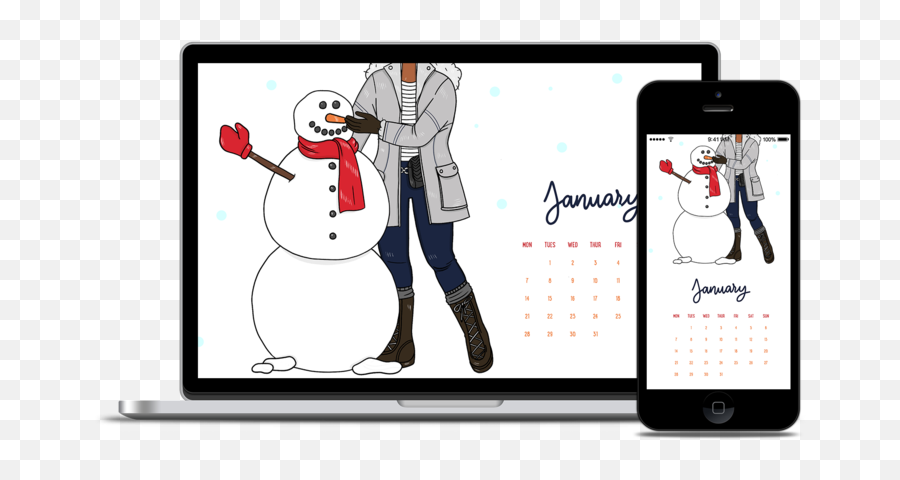 January Do You Want To Build A Snowman Desktop Mobile - Mobile Phone Png,Snowman Transparent Background