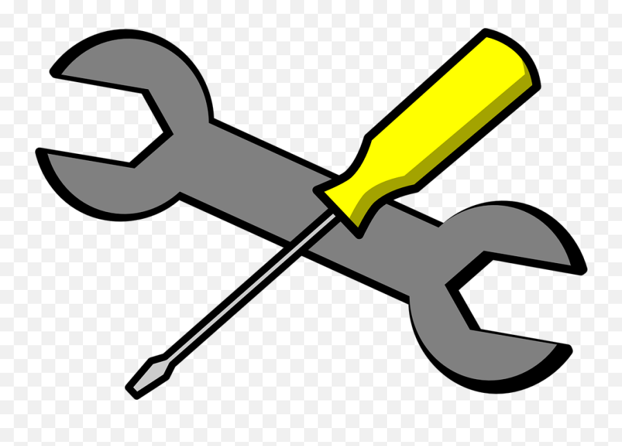 Tools Spanner Screw - Driver Free Vector Graphic On Pixabay Wrench Icon Png,Screw Driver Png