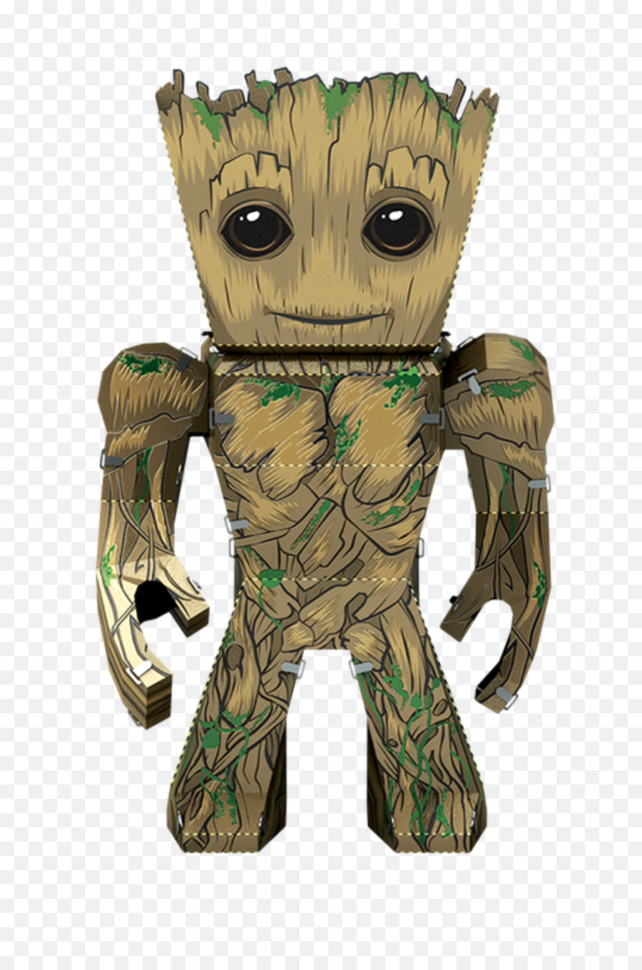 Download Metal Earth Guardians Of The Galaxy - Groot Full Groot Png,Groot Png