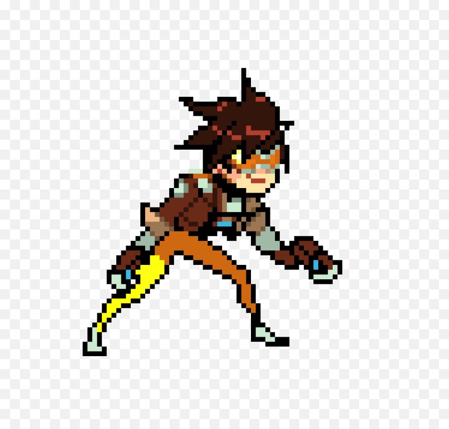 Overwatch Tracer Pixel Spray Png Image - Overwatch Pixel Sprays Tracer,Overwatch Tracer Png