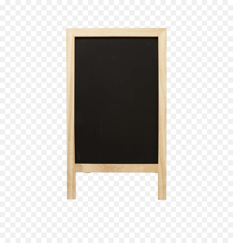 Wood Blackboard Sidewalk Sign Png Image - Blackboard Sign,Blackboard Png