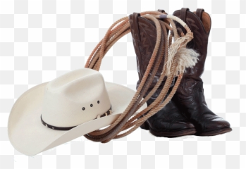 Cowboy Boot Lasso Stock Photography Hat - cowboy Boots Spurs And Hat png