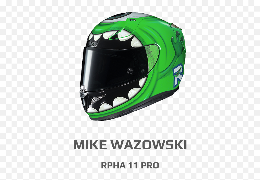 Previousnext - Hjc Mike Wazowski Full Size Png Download Hjc Rpha 11,Mike Wazowski Png