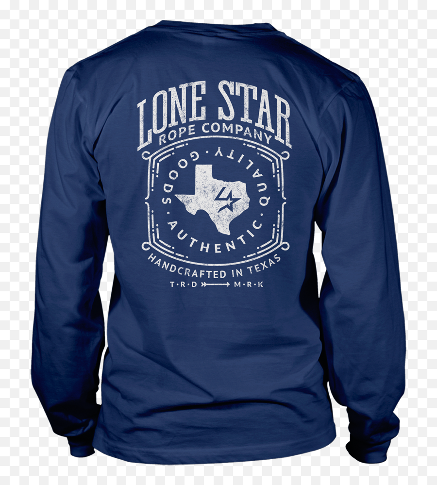 Ls Logo Tee U2013 Navy Lone Star Ropes - Sweatshirt Png,Ls Logo