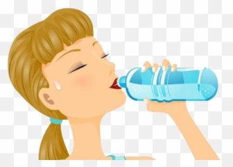 Download Also It Is Good Idea To Space Your Water Breaks - Drink More Cartoon png