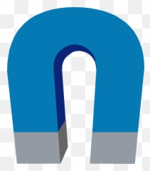 Horseshoe Magnet Transparent Background - Blue Magnet Png,Horseshoe Transparent Background