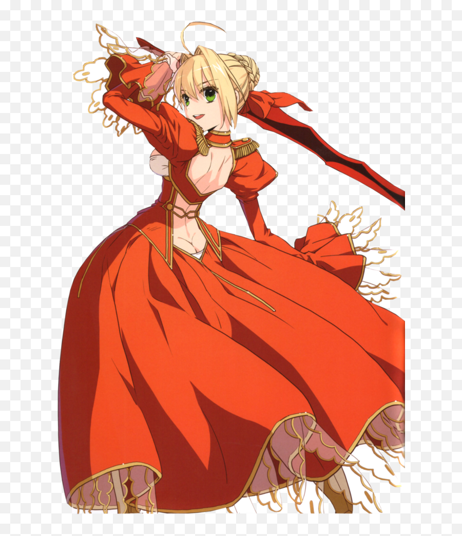 Saber Fateextra Fatestay Night Fategrand Order Type - Moon Saber Fate Extra Png,Red Lightsaber Png