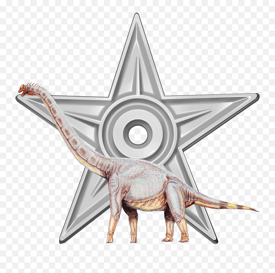 Filesilver Barnstar Of Dinopng - Wikimedia Commons Dinosaur Moving,Dino Png