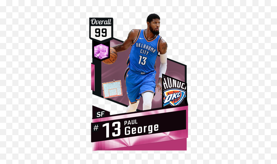 Paul George - Nba 2k17 Custom Card 2kmtcentral Dwight Howard 2k Card Png,Paul George Png