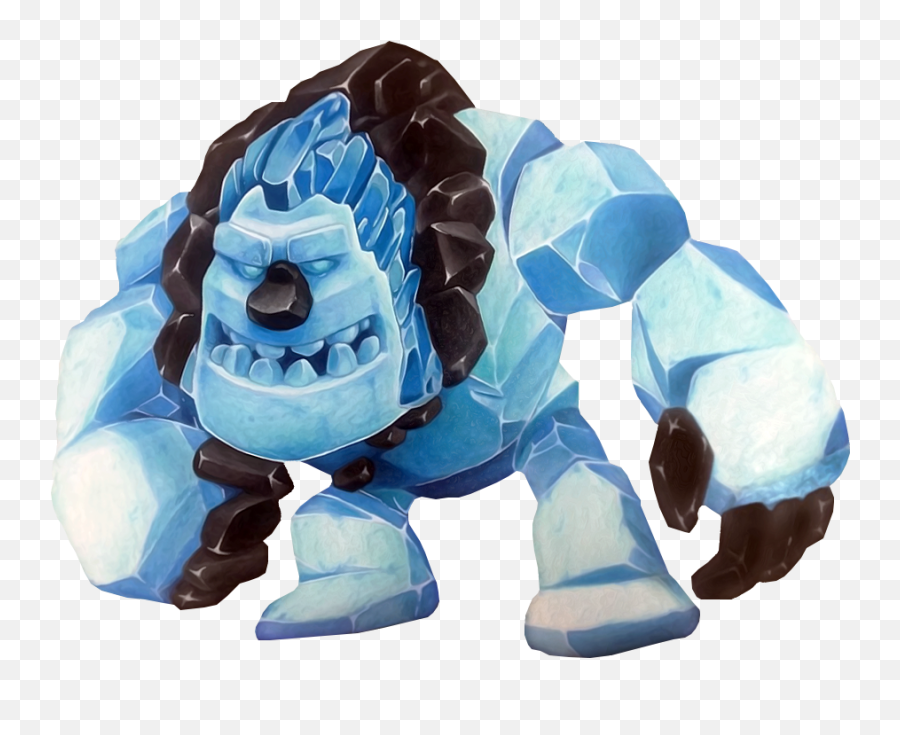 Ice Golem Render Hd - Ice Golem In Coc Png,Golem Png