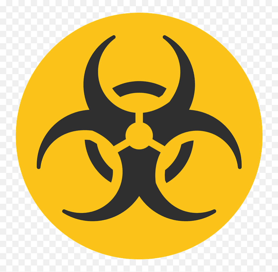 Biohazard Emoji Clipart - Transparent Biohazard Symbol Png,Biohazard Transparent