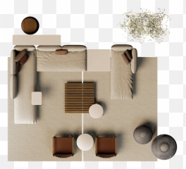 Senja Arrangement 4 - Furniture Top View Png,Outdoor Table Png