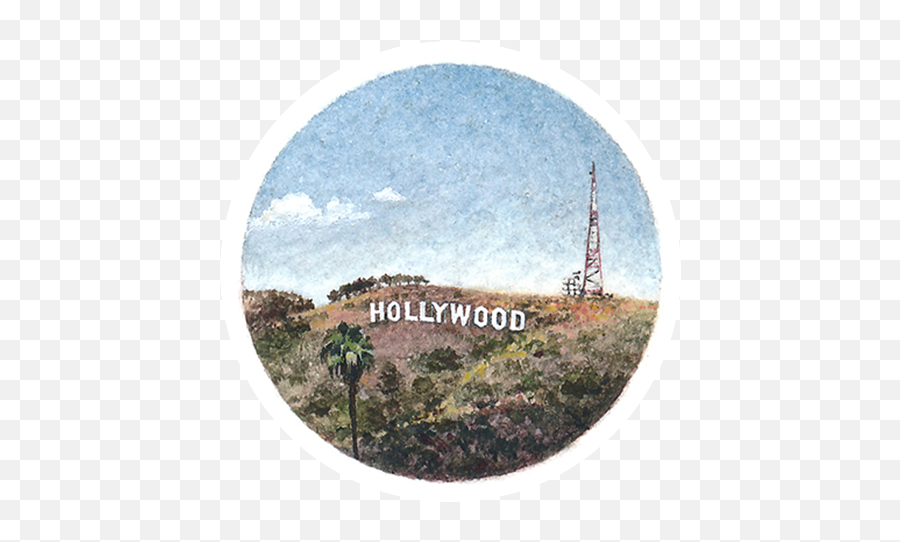 The Hollywood Sign - Telecommunications Engineering Png,Hollywood Sign Png