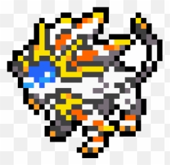 Solgaleo Box Sprite - Pixel Art Pokemon Solgaleo Png,Solgaleo Png