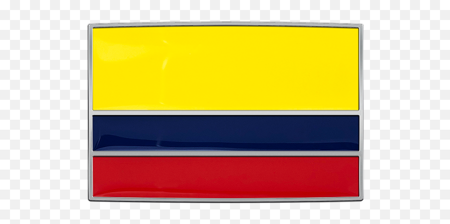 Colombia Flag Buckle - Horizontal Png,Colombia Flag Png