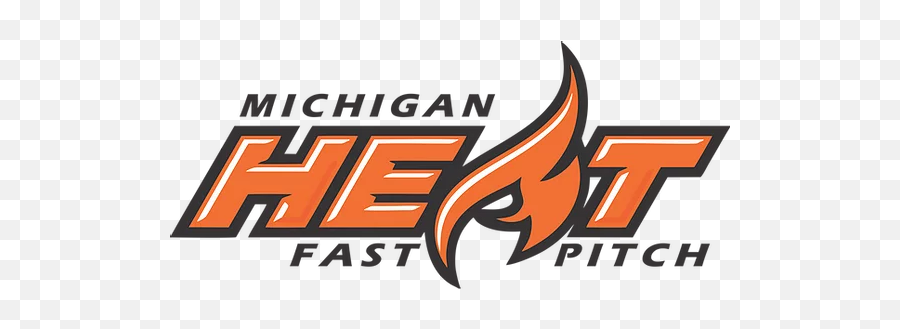 Michigan Heat Fastpitch - Horizontal Png,Heat Logo Png