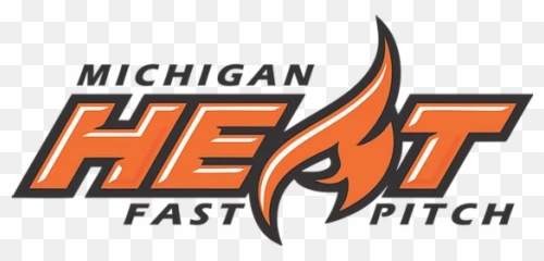 Michigan Heat Fastpitch - Horizontal png