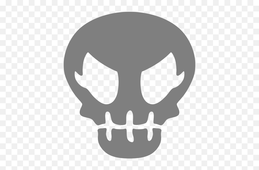 Skull Girls Icon 1 - Skullgirls Black And White Skull Png,Skullgirls Logo
