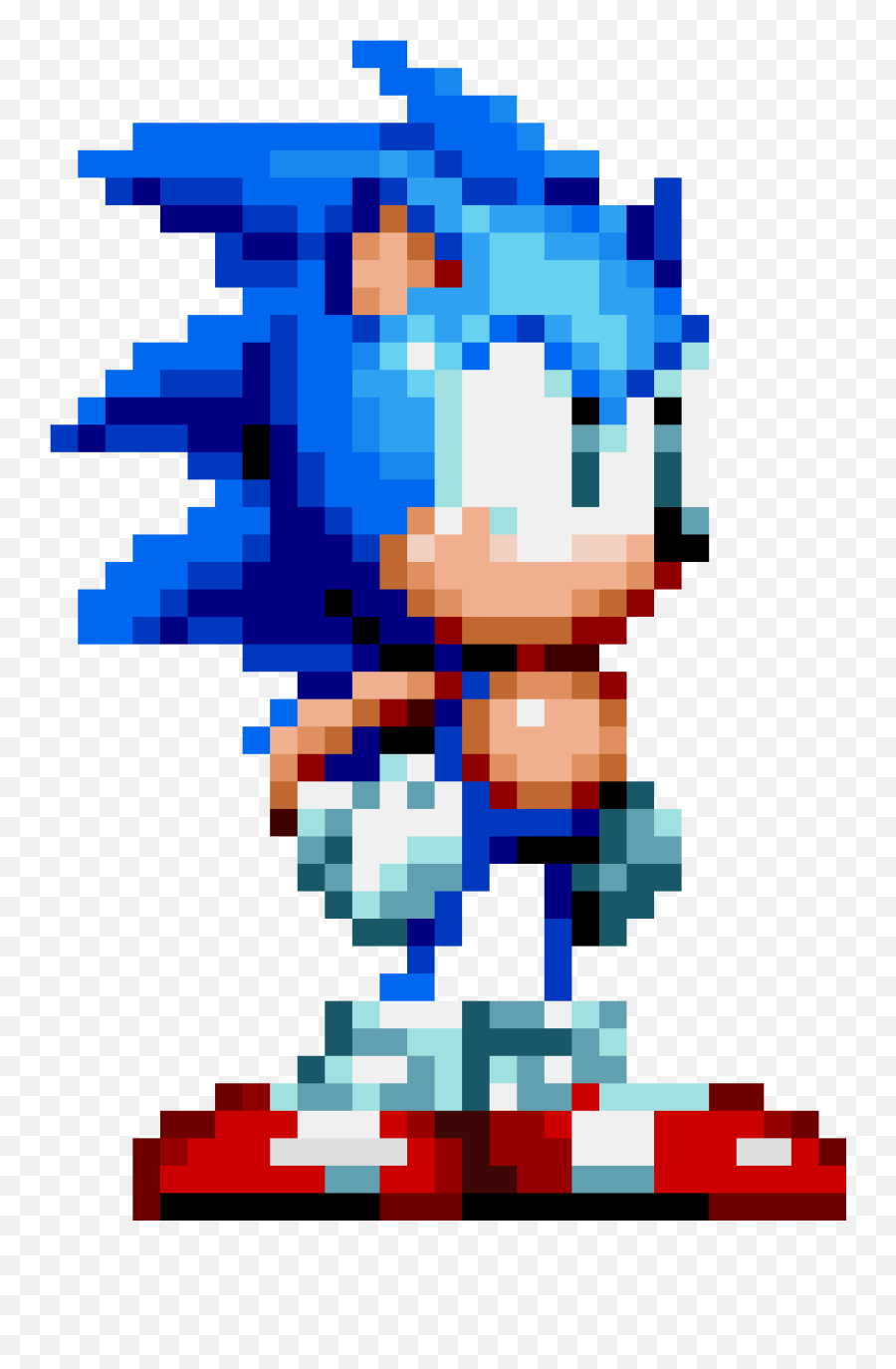 Hesse Sonic Sprite - Sonic Mania Pixel Sonic Png,Sonic Sprite Png