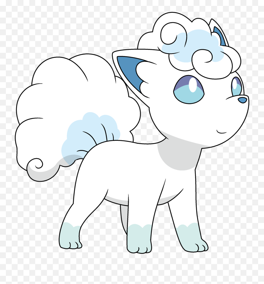 Pokemon Ice Type Lillie Vulpix Alola - Ice Type Vulpix Png,Vulpix Transparent