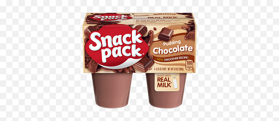 Chocolate - Snack Pack Chocolate Pudding Png,Pudding Png