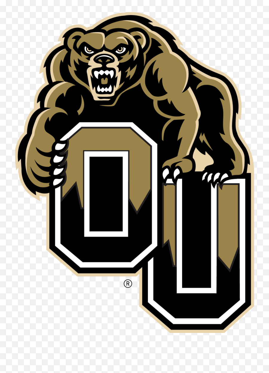 Oakland Golden Grizzlies Logo Png Image - Oakland University Grizzly Logo,Grizzlies Logo Png