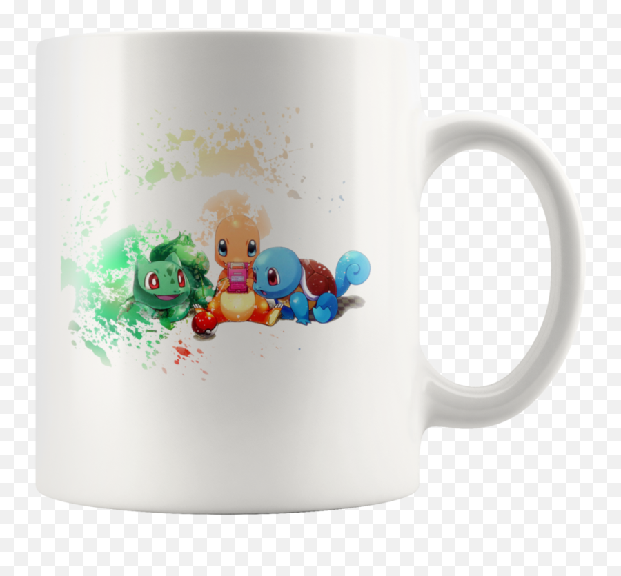 Pokemon Anime - Squirtle Charmander And Bulbasaur Mug Imagenes Con Movimiento Para Celular Png,Squirtle Transparent