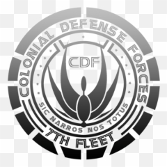 Ambitions And Ambiguity - Colonial Defense Forces Logo Png,Battlestar Galactica Logos