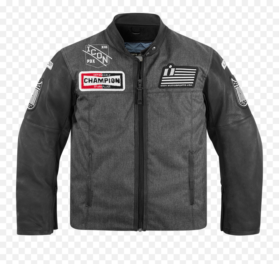Jackets - Long Sleeve Png,Icon Denim Motorcycle Jacket