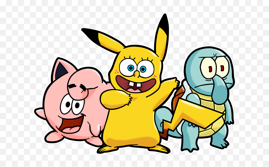 Parody Of Dragon Ball Super Spongebob Squidward Tentacles - Pikachu Spongebob Png,Squidward Icon