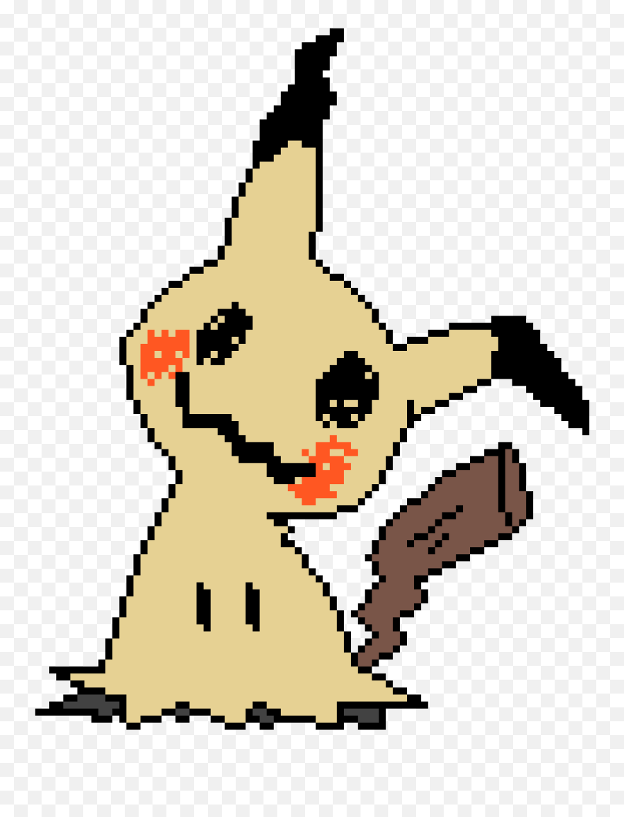Pixilart - Mimikyu By Echonotgecko Pokemon That Looks Like Pikachu Png,Mimikyu Png