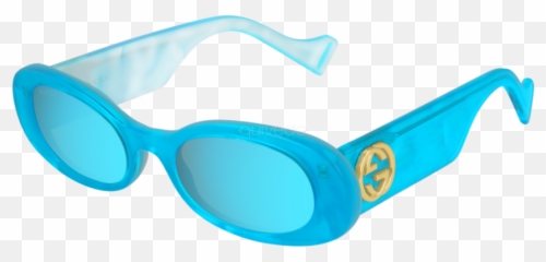 Gucci Seasonal Icon Gg0517s - 006 Blue Sunglasses png
