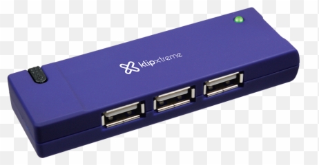 Klipx Blue 4 Port Portable Usb Hub 20 Kuh - 400A u2013 LAMIGA Cable Universal Usb Xtreme png