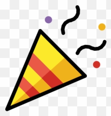 Party Popper Vector Svg Icon - PNG Repo Free Icons Partytüte Emoji