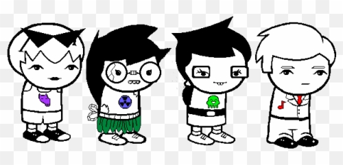Bee2 Le2biian Twitter - Human Homestuck Sprite Base png