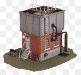 Model Kit Oo Square Water Tower - png