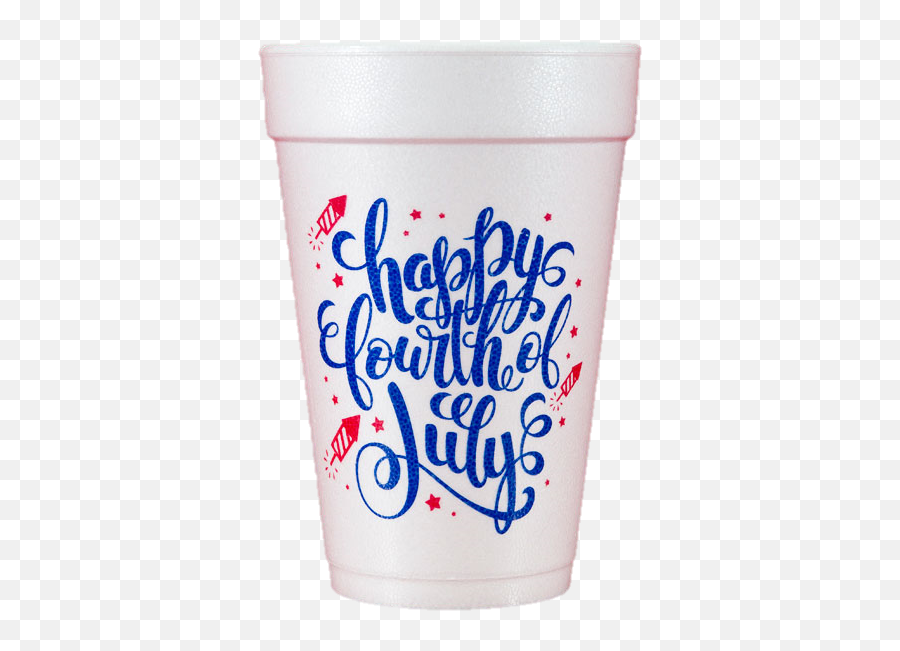 Download Pre - Printed Styrofoam Cups Happy Fourth Of July Coffee Cup Png,Fourth Of July Png