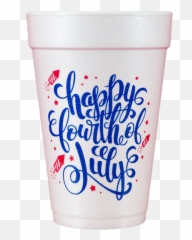 Download Pre - Printed Styrofoam Cups Happy Fourth Of July Coffee Cup Png,Fourth Of July Png
