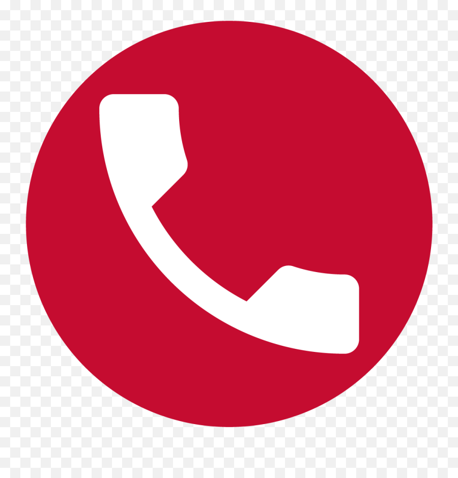 Red Phone Icon Png Transparent - Red Phone Icons Png,Phone Logo Png
