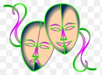 Theater Vector Drama Face Transparent U0026 Png Clipart Free - Colorful Masks