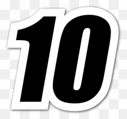 10 Number Png Clipart All - Black