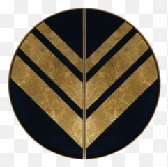 Chevron Half Moon - Emblem png