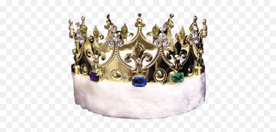 Silver King Crown Png Picture - King Crown With Fur,Silver Crown Png