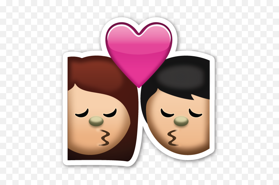 Sticker Is The Large 2 Inch Version Png Kiss Emoji