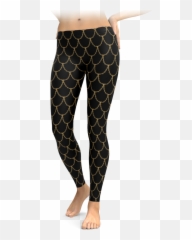 Gold Chain Mermaid Scales Leggings - Pig Leggings Png,Mermaid Scales Png